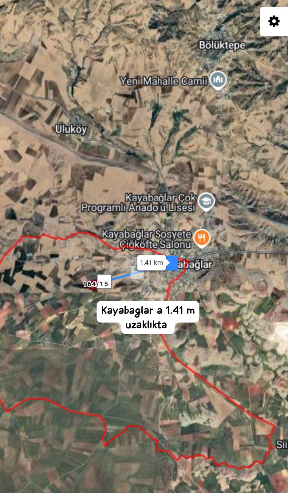 35 buçuk dönüm tarla fıstığa uygun   35.500M²  Siirt / Kurtalan / Kayabağlar Bld - SİİRT KURTALAN fotoğraf 3